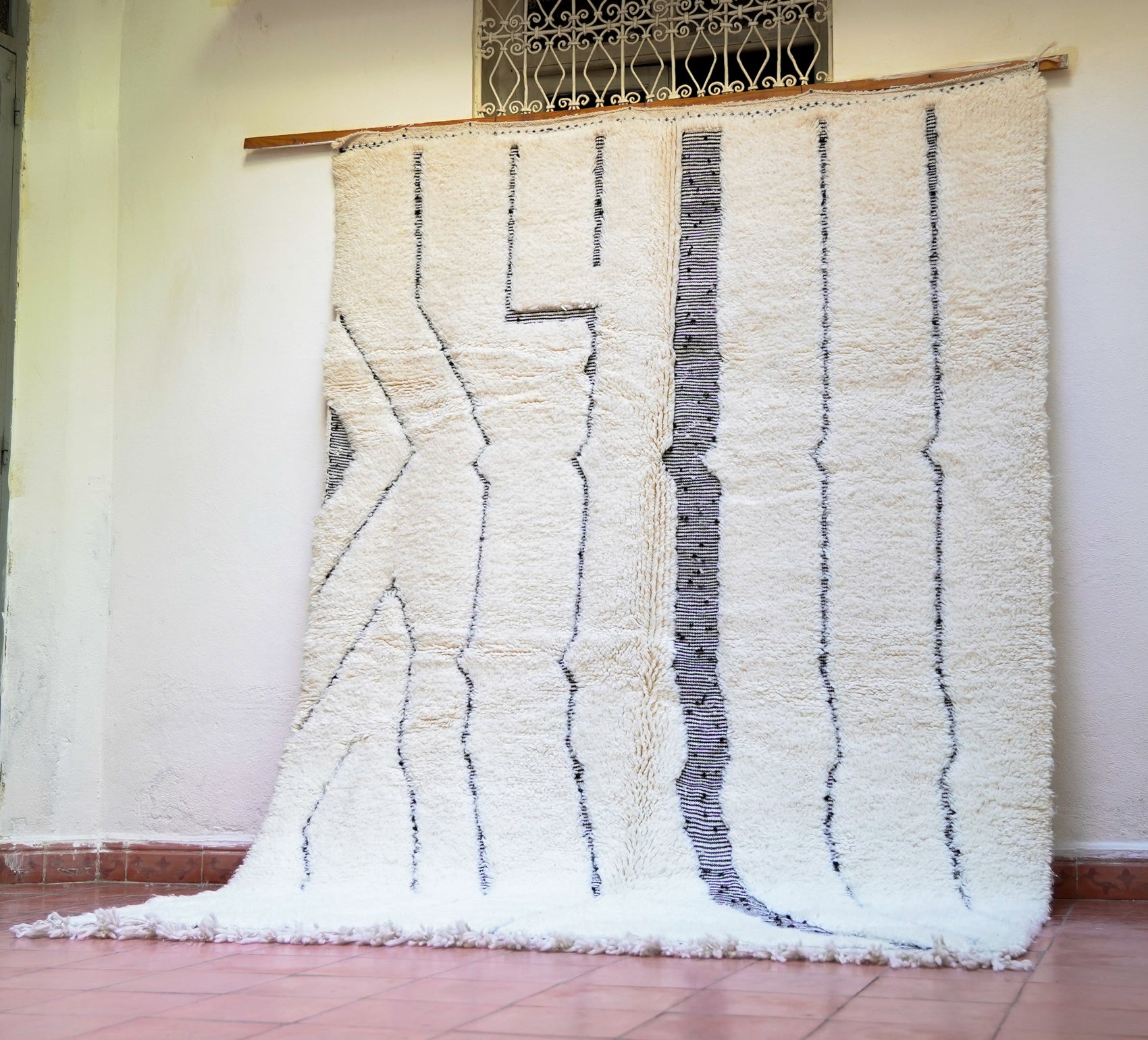 Blurred Lines Beni Ourain Rug