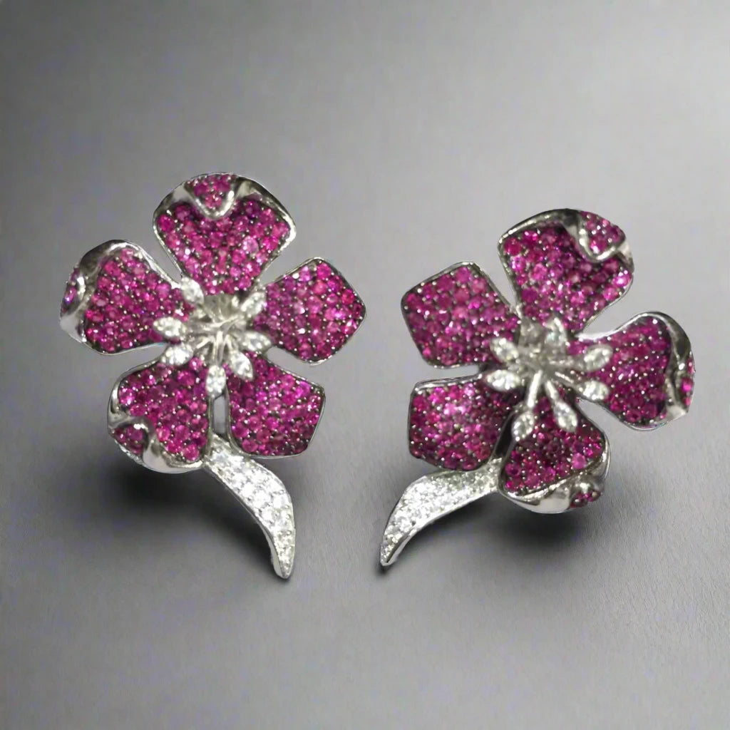 The Bouganvilla Earrings