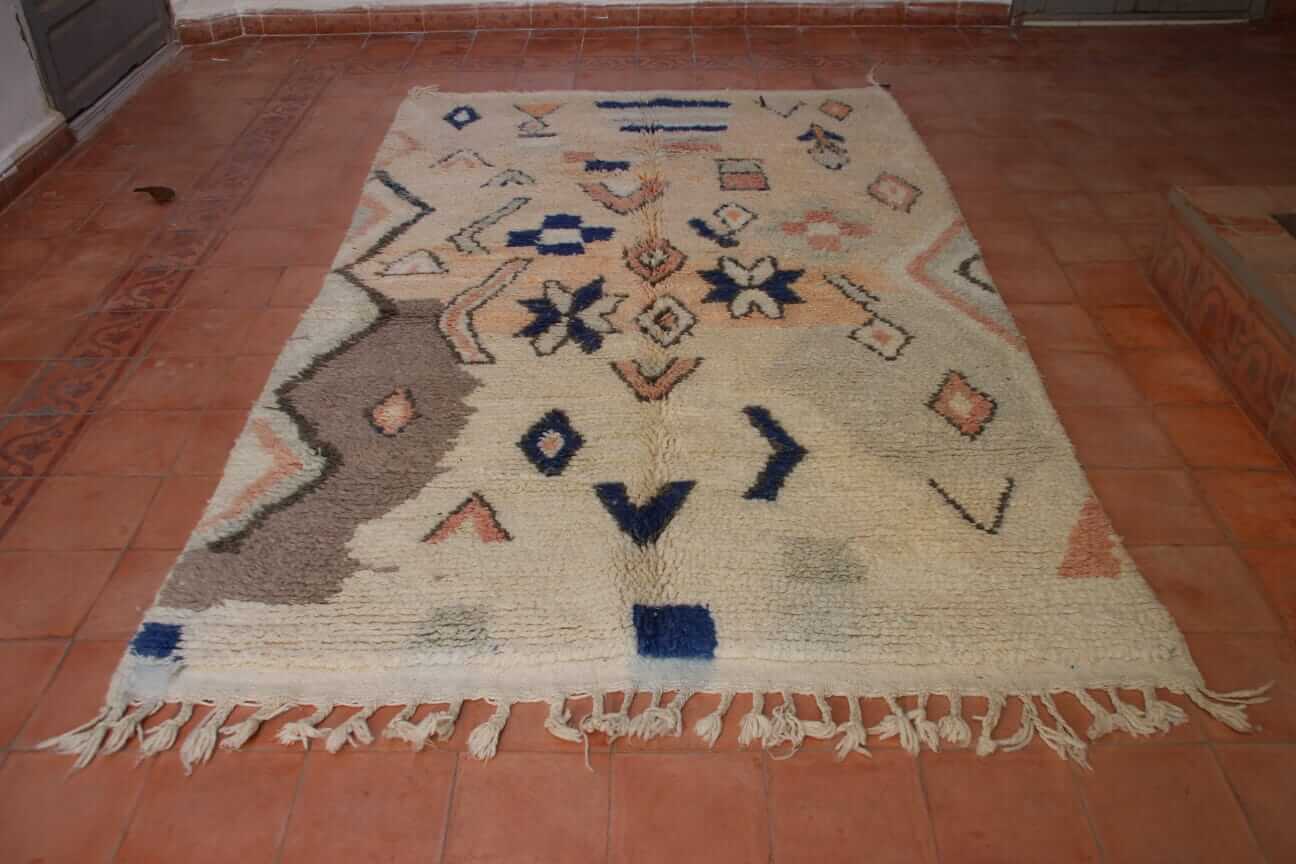 Cafe au Lait Recycled Boujaad Rug