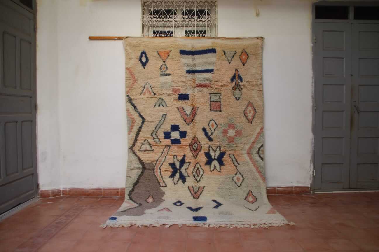 Cafe au Lait Recycled Boujaad Rug