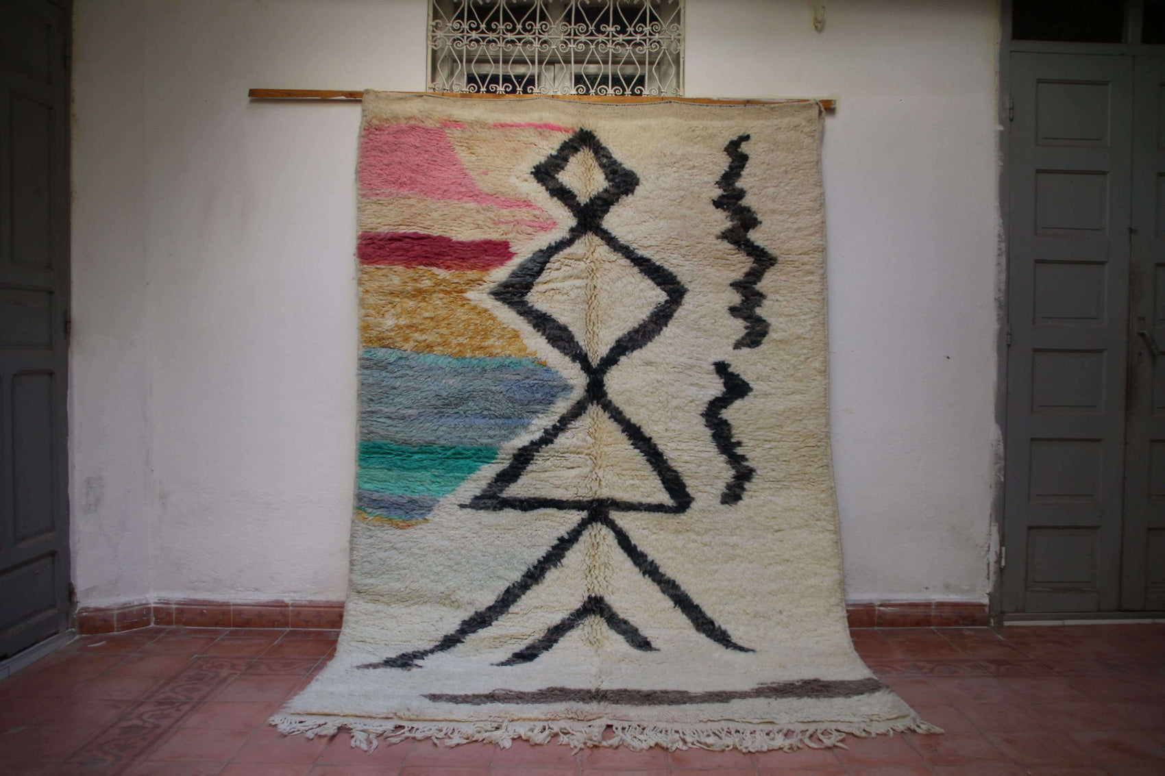 White Mountains Recycled Boujaad Rug