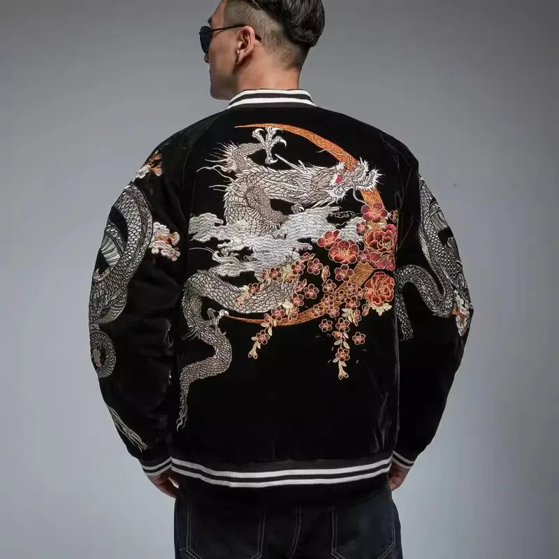 Dragon Moon Bomber Jacket