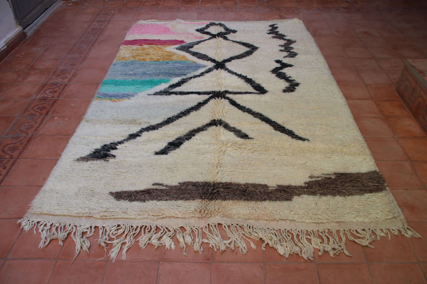 White Mountains Recycled Boujaad Rug