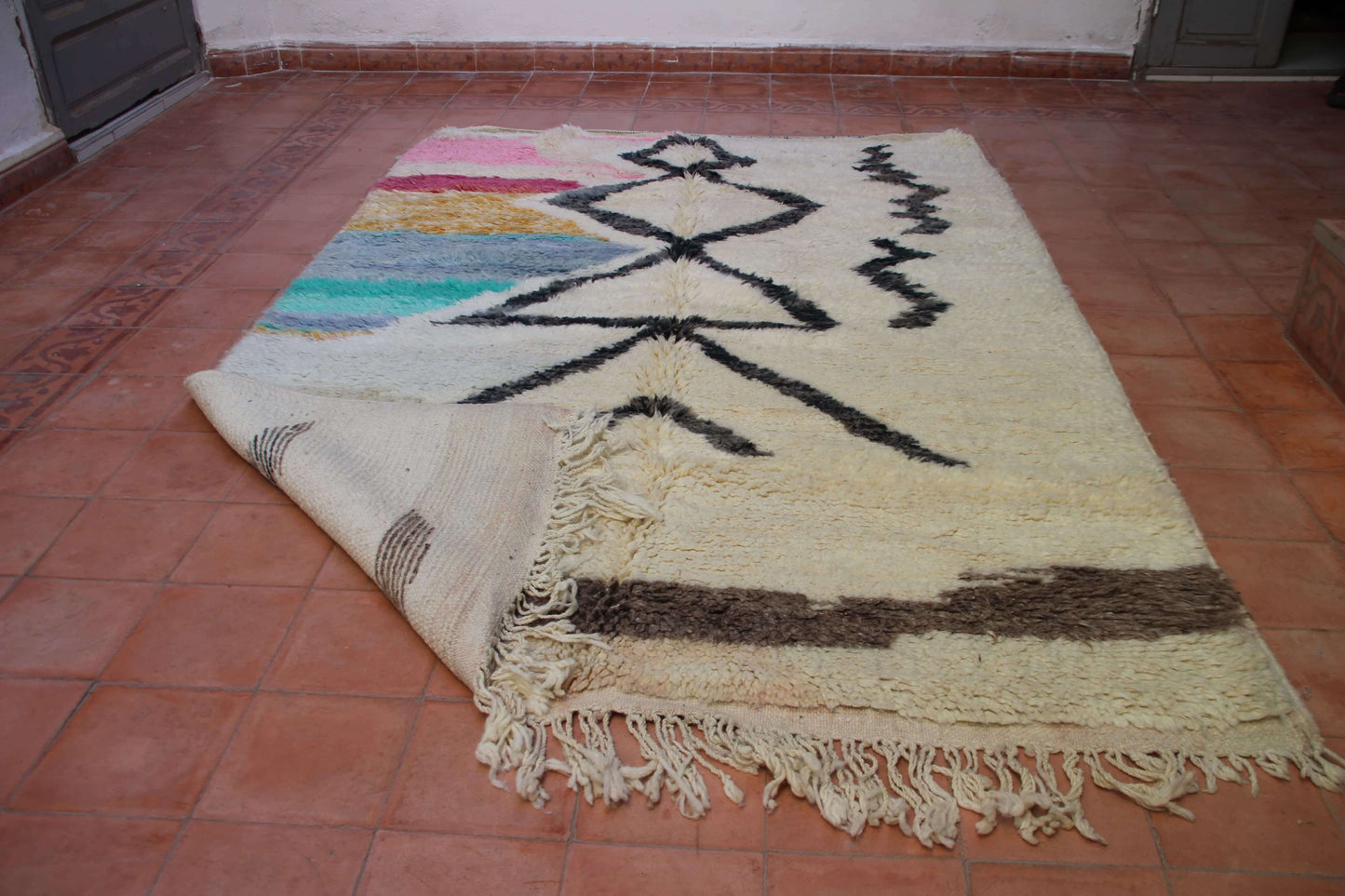 White Mountains Recycled Boujaad Rug