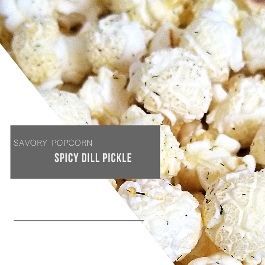 Spicy Dill Pickle Popcorn