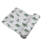 Granite Green Dinosaurs Cotton Swaddle